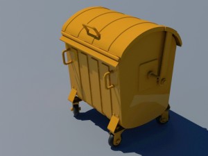 dumpster 3D 모델