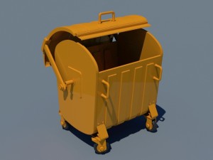 dumpster 3D 모델