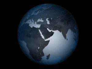 sci-fi wereldbol 3D Model