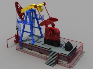 oil derrick 3D Model