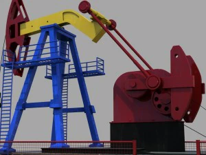 oil derrick 3D Model