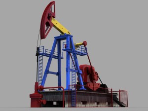 oil derrick 3D Model