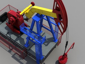 oil derrick 3D Model