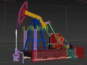 oil derrick 3D Model
