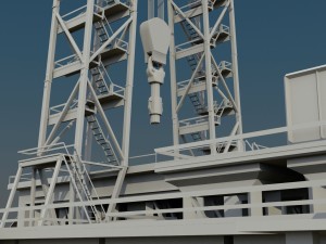 oil tower 3D Model
