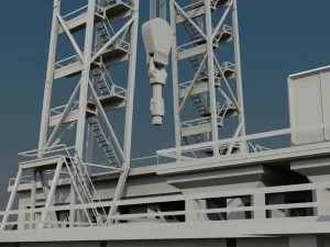 oil tower 3D Model