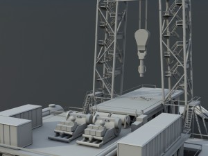 oil tower 3D Model