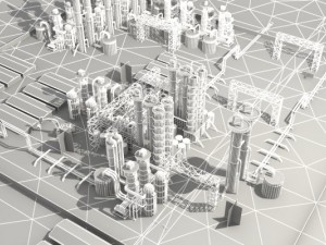 gas plant 3D Model