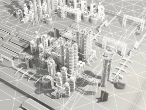 gas plant 3D Model