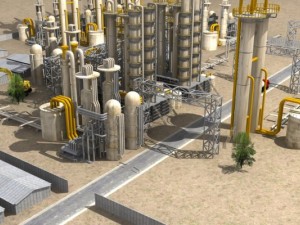 gas plant 3D Model