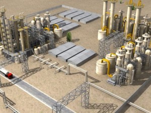 gas plant 3D Model