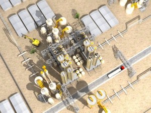 gas plant 3D Model