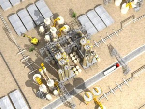 gas plant 3D Model