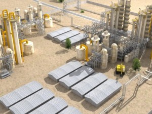gas plant 3D Model