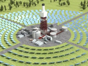 stacja słoneczna Model 3D