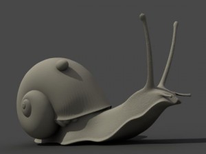 snail 3Dモデル
