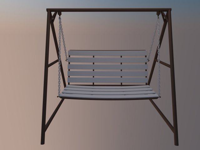 swing chair 3D 模型 .c4d .max .obj .3ds .fbx .stl .blend