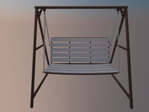 swing chair Model 3D