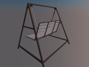 swing chair 3D 模型
