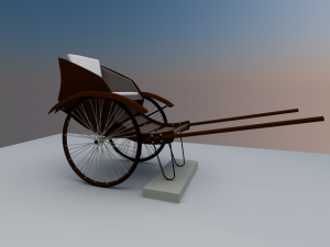 rickshaw 3D Model