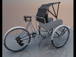 Xich lo-cyclo Model 3D