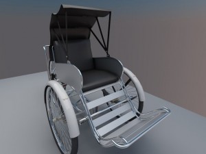 Xich lo-cyclo 3D 模型