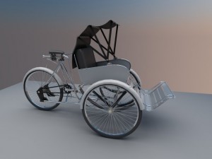 Xich lo-cyclo 3D 模型