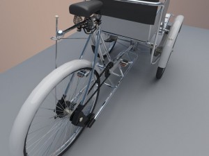 Xich lo-cyclo 3D 模型