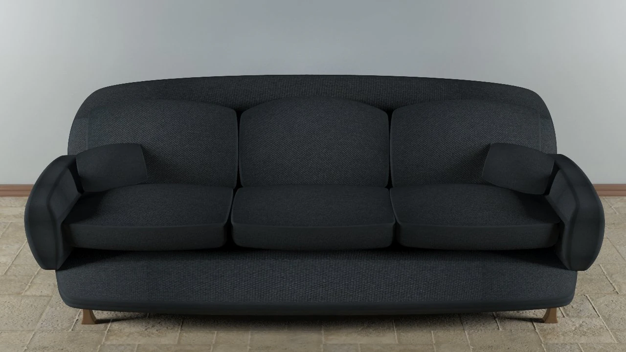 couch porsche design 3D Model .c4d .max .obj .3ds .fbx .stl .blend 