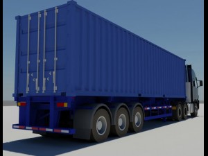 european truck 3Dモデル