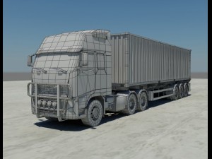 european truck 3Dモデル