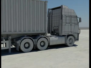 european truck 3D Model