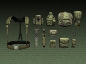 us military lc2 gear 3D मॉडल