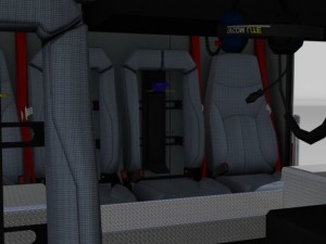 Heavy rescue fire truck video game ready Modèle 3D