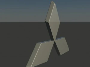 mitsubishi logo 3D Model