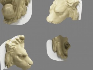 lion Modèle 3D