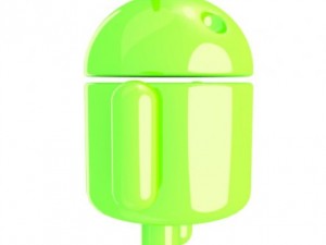 a green android 3D 모델