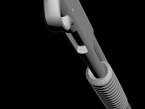 pump action shotgun Modello 3D
