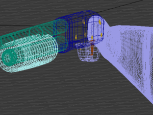 pump action shotgun Modello 3D