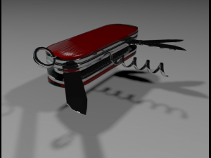 swiss pocket knife 3D Model