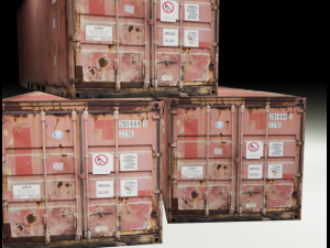 container Modelo 3D
