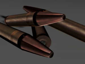 rifle bullet 3D Model