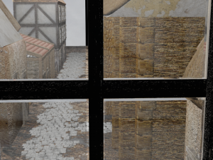 medieval street game environment 3D Model