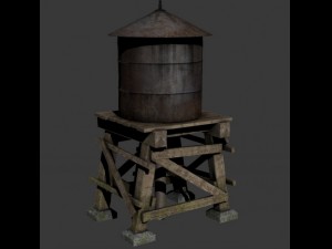 water tower 3D Модель