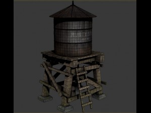 water tower 3D Модель