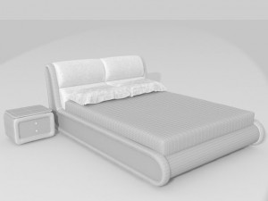 bed echo eleganza 3D मॉडल