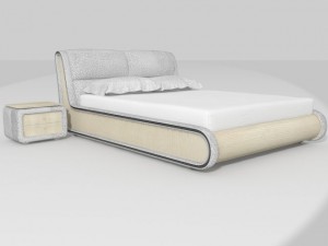 bed echo eleganza 3D मॉडल