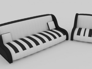 sofa  piano Modelo 3D