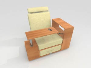 chairworkstation 3D Model