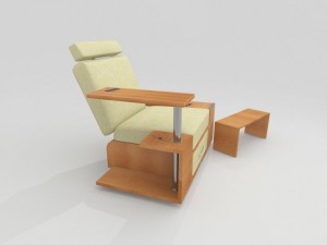 chairworkstation 3D Model